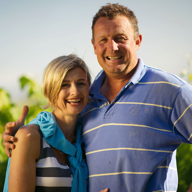 Photo of Helius Le Roux and his wife from Cape Vines Wellington